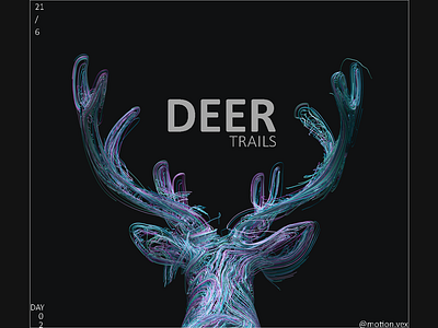 Deer Trails 3d artwork c4d cinema4d design illustration