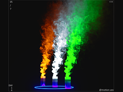 Vdb 3d artwork c4d cinema4d design design art flag glow indan smoke tricolor