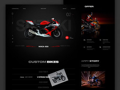 Website for a bike shop