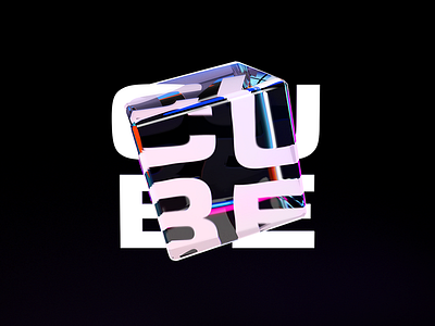 3D CUBE - Creative Exploration 3d 3d art blackwhite branding colors cube cube logo design dimension illustration logotype typography vector