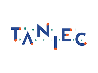 TANIEC - Logo Design blue branding dance design illustration logo logo design logotype red typography vector