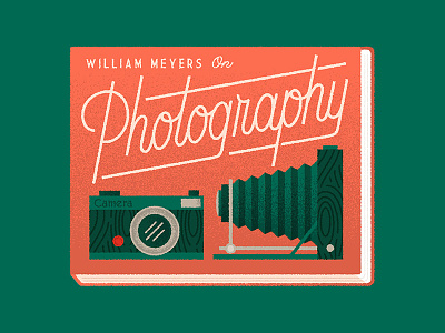 Photography Book cameras editorial illustration lettering