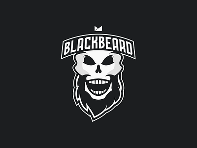 Team Blackbeard beard black blackbeard logo skull