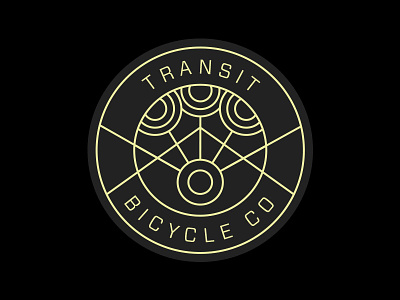 Transit Bicycle Company Logo 02 bikes dallas evil frame geometric seal texas transit
