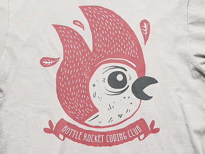 BR Coding Club Shirt bottle rocket cardinal coding club kids sweat feathers