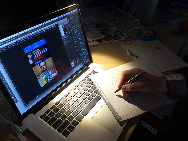 You Caught Me hand lettering type $killz process uiux