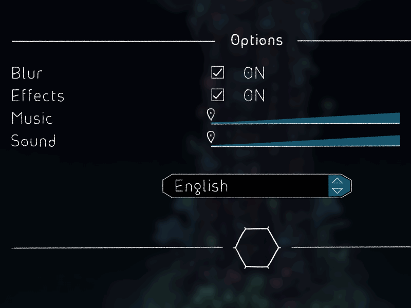 She Remembered Caterpillars UI – options screen options interface game ui animation