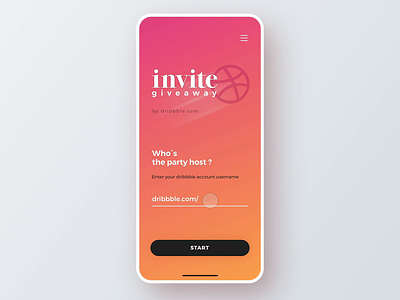 Dribbble Invite Giveaway animation app design dribbble giveaway dribbble invitation dribbble invite dribbble invite giveaway dribbble invites flat giveaway interaction interface invite microinteraction minimal motion ui ux web