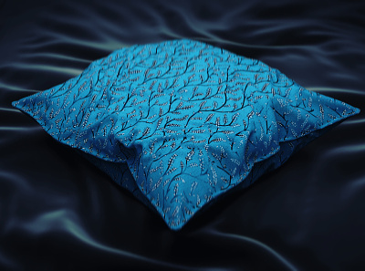 Zzz 😴 3d blender cloth design fabric pillow render sleep