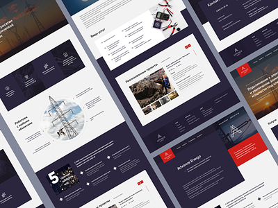 Аdvance-energo design webdesign website