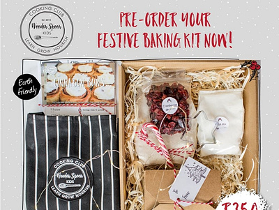 Festive Baking Kits baking baking kits festive recipe design subscription boxes