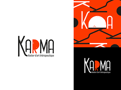 karma. logotype branding french graphisme identite visuelle identité visuelle logo logotype logotype designer typography