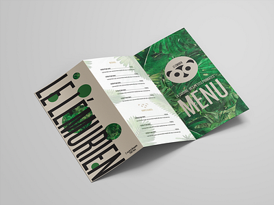 Menu Le Lemurien Template.