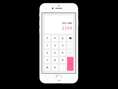 Daily UI 004 - Calculator calculator daily 100 dailyui dailyui004 ui