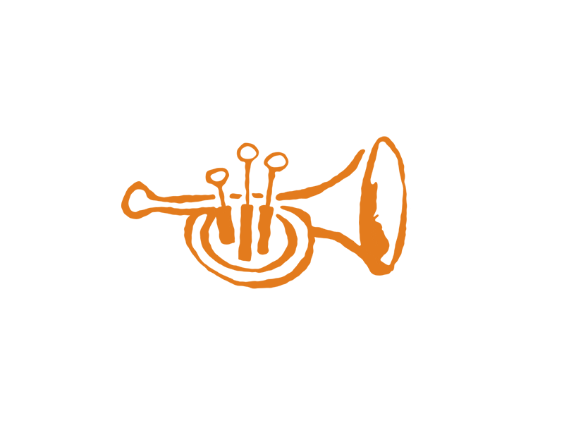 Trumpet aftereffects illustration
