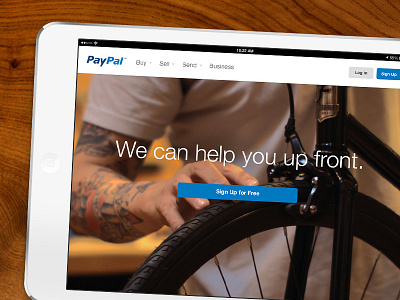 PayPal Redesign - 2014 adaptive design flat mobile paypal paypal.com redesign responsive ui visual
