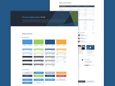 (WIP) Platform UI Kit color identity style guide ui