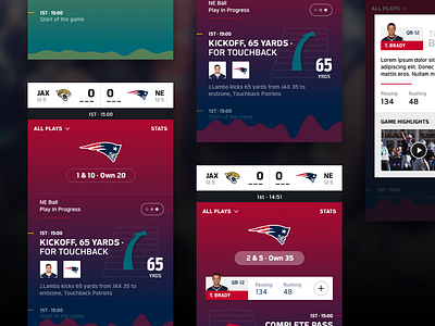 POV NFL Drive Chart Concept branding design illustration interface ui ui app ux