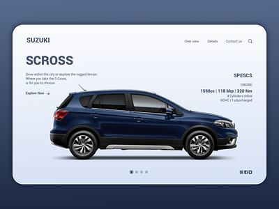 SCROSS automobile automotive product design uidesign uxdesign visual design