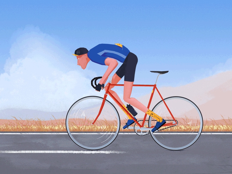 Tour De Freelance 2d 2danimation 3d aftereffects animation bananas bycicle character animation cycling cyclist freelance giroditalia illustration letourdefrance loop motiondesign roadbike tour tourdefreelance20 voltaaportugal
