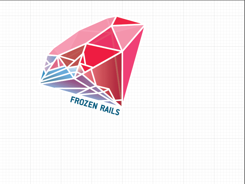 Frozen Ruby animation gif illustration progressive ruby vector
