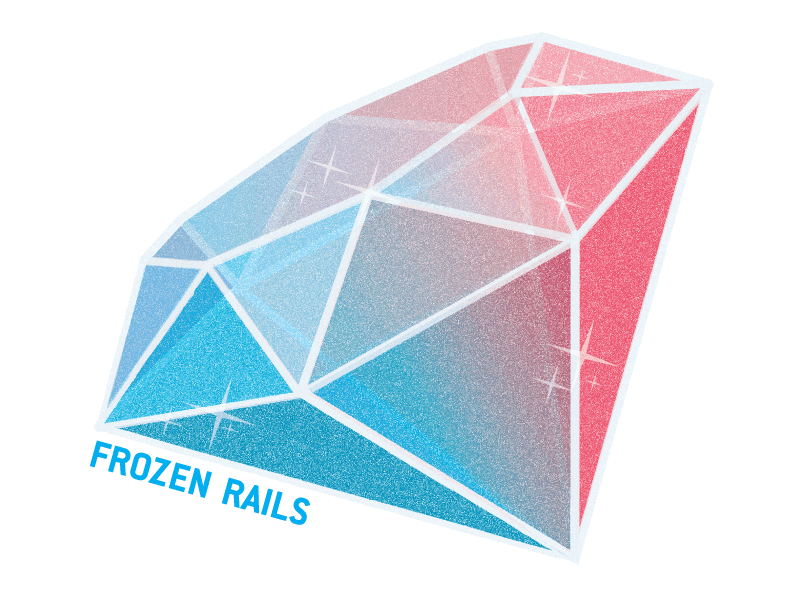 Frozen Ruby Final branding frozen ice illustration ruby vector