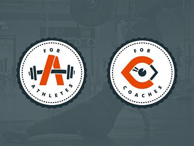 WODconnect Emblems crossfit emblem fitness icon illustration logo