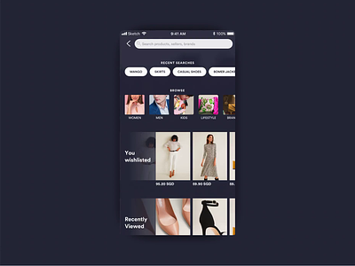 Animation for Search in App animation design e commerce ui ux ux design vector