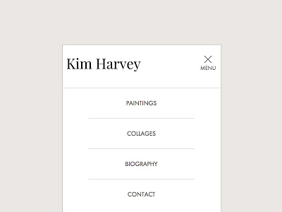 Kim Harvey Artist Website