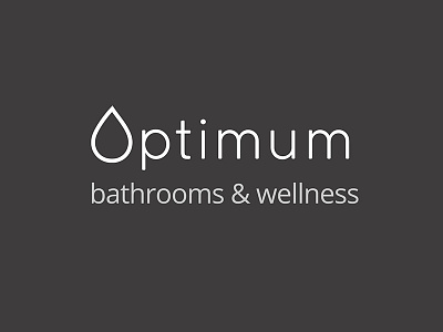 Optimum bathrooms & wellness bathrooms logo bathrooms website branding optimum bathrooms website design