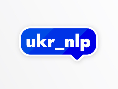 NLP App Logo illustration design logotype ukrainian ukraine logo app nlp
