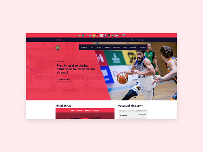 Basket Brno Website basketball development sports sporttheme website