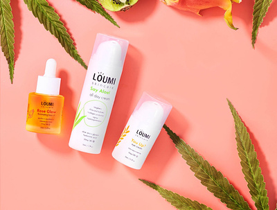 Loumi Branding & Packaging beauty brand identity branding cannabis cbd packaging skin skincare wellness