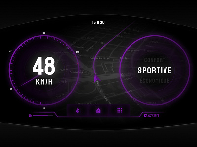 Daily UI #34 - Car Interface