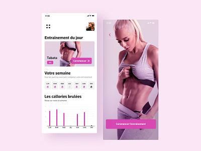 Daily UI #41 - Workout Tracker app colors daily 100 challenge daily ui design interface minimalism ui ui design ux workout workout app workout tracker