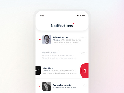 Daily UI #49 - Notifications