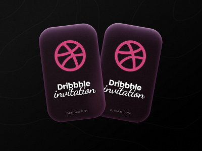 2x Invitation Dribbble