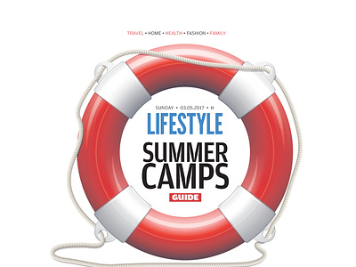 Summer Camp Logo2018 design illustration logo newspapers