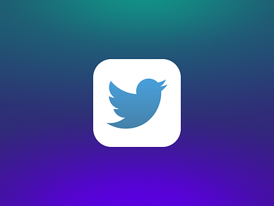Twitter for Mac App Icon (iOS 7) app beta icon ios7 larry replacement twitter