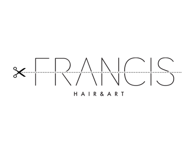 FRANCIS — Hair & Art corporate identity francis hair logo logotype salon