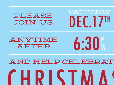 Cheers 3 christmas date deming invite lost type time type