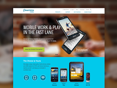 Pantech Homepage pantech ui ui design ux web design