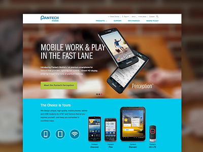 Pantech Homepage