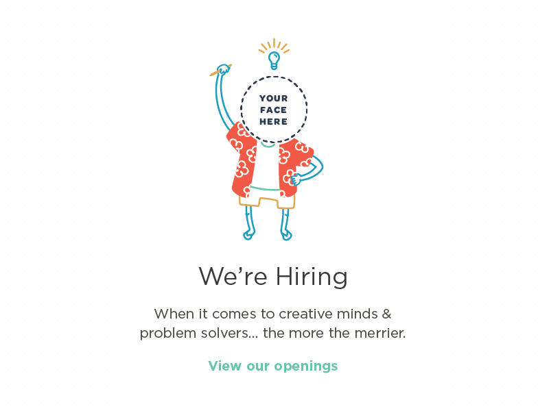 Careers with Culture illustration jobs culture hawaiian avatar shirt light bulb flipflop careers