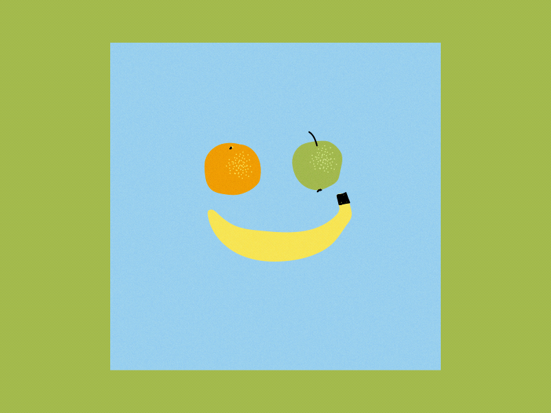 Eat fruits🍏 2d character 2danimation aftereffects character design food fruits illustration illustrator motion design motiongraphics smile vector