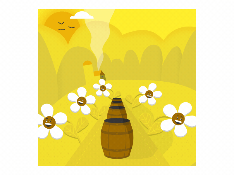 How to honey🌱🐝🌸🍯🌻🌱 2d character 2danimation aftereffects bee character design funny honey illustration illustrator mondayschallenge moon motion design motiongraphics nightmare