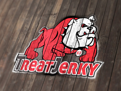 Treat Jerky 70s banner design business card design cute evangelion funny galaxy graphic design logo logo design movies nasa nasa logo nerv red space t shirt design the office tiktok vintage