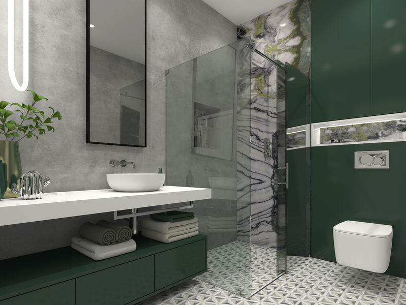 Bezrucova Residence Bathroom By Dt Interior Design On Dribbble