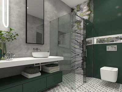 Bezručova Residence - Bathroom 3d visualiser 3dvisualization interior interior architecture interior design interior design ideas interiordesign interiordesigner luxury apartment luxury design visualization