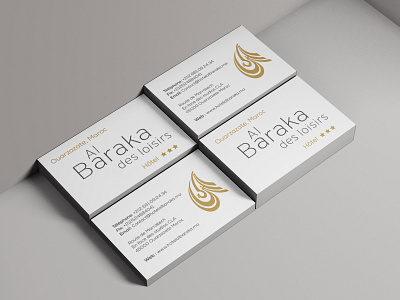 Business Cards Mockup al baraka business cards carte de visite design illustration logo typography vector